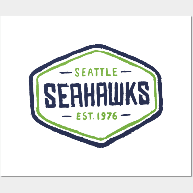 Seattle Seahaaaawks 15 Wall Art by Very Simple Graph